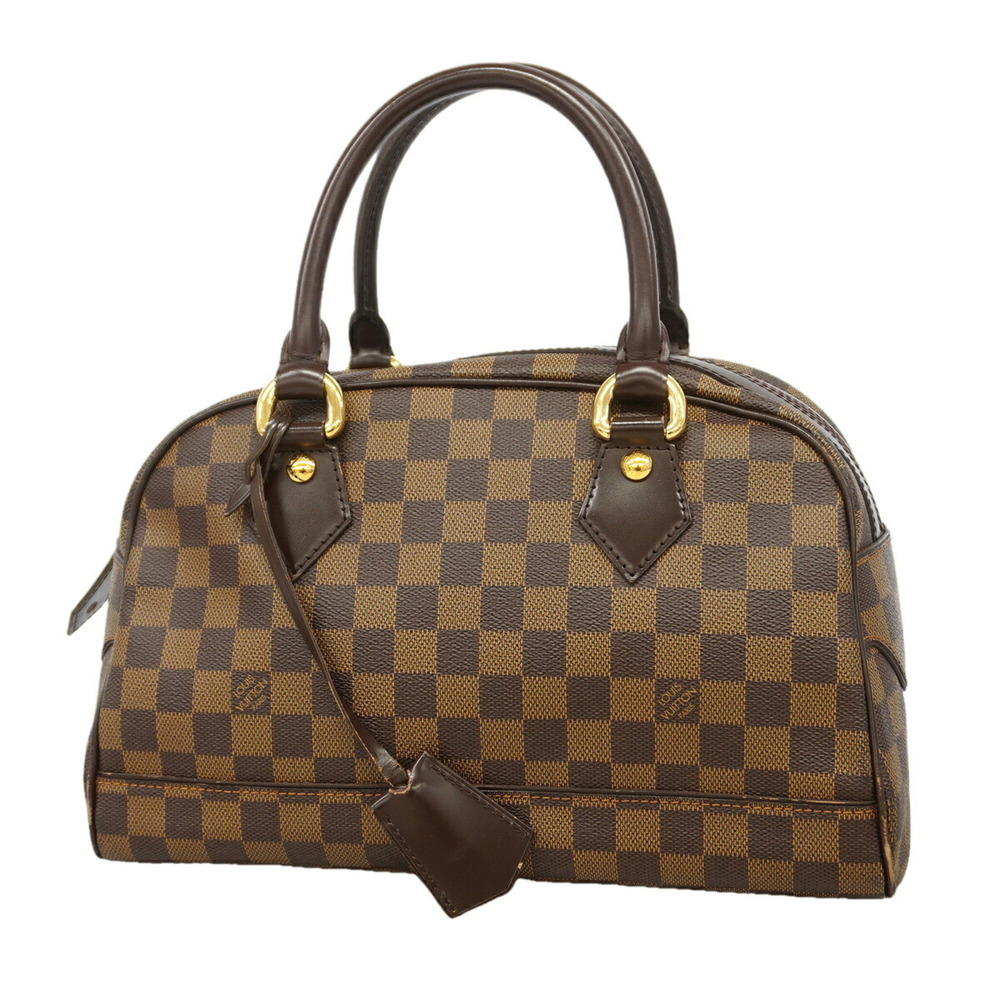 Louis Vuitton Damier Duomo Handbag N60008 Ebene Women's